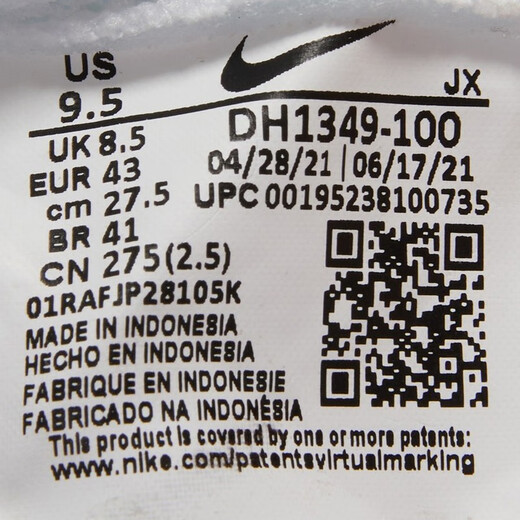 
NIKE Nike men's shoes 2023 summer new lightweight cushioning running shoes casual sports shoes men black, white and gray DH1349-100 42