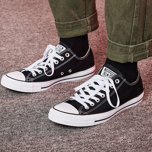 Converse Converse All Star Classic Evergreen Couple Shoes Casual Canvas Shoes Student Shoes 101001 Classic Low Top 35 /3
