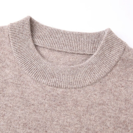 Hengyuanxiang wool sweater men's thick 100% pure wool autumn and winter young and middle-aged men's round neck solid color sweater casual sweater