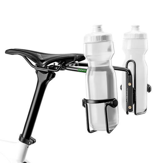 ROCKBROS bicycle rack, multifunctional seat, bow and tail rack, aluminum alloy rear water bottle cage fixed bracket, long-distance riding accessories, black