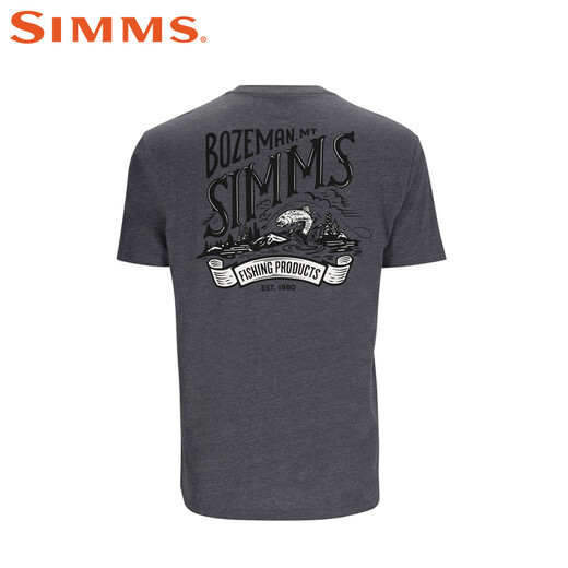 
SIMMS new short-sleeved T-shirt spring and summer breathable and comfortable boys' fashion Luya outdoor fishing suit soft and comfortable quick-drying PG-14098 short-sleeved T-shirt yellow M