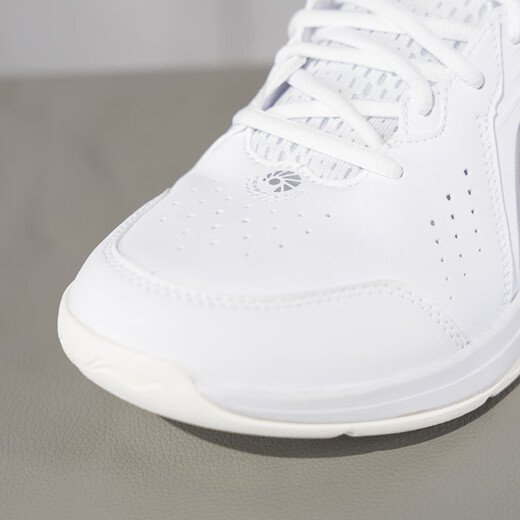 Li Ning Badminton Shoes for Men and Women 2024 New Almighty King V2.0 Flying Eagle Shock Absorbing Breathable Training Shoes AYTU001 Standard White/AYTU001-1 40