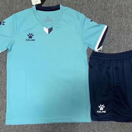 卡尔美（KELME）定制短袖运动比赛训练印字足球套装男女球衣成人儿童队服速 1048 1048白 M