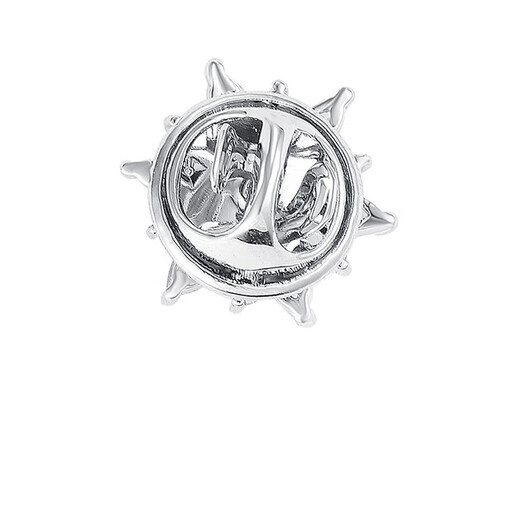 This gentleman's snowflake brooch men's suit lapel collar high-end corsage suit fashion jewelry badge pin men's accessories snowflake brooch