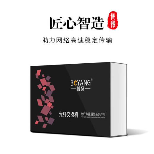 BOYANG BY-VG1041A/B-20KM Gigabit 1 optical 4 electrical single-mode single fiber optical fiber transceiver isolated photoelectric converter SC interface 1 pair