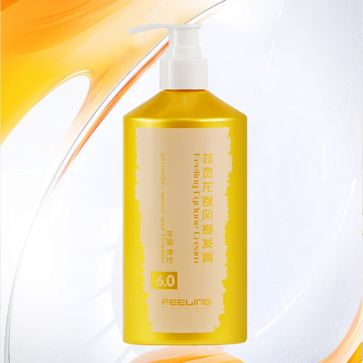 FEELING Tornado Curling Cream Protects and Stylizes Curly Hair Bouncy, Fluffy and Rich Elastin FEELING Tornado 450ml