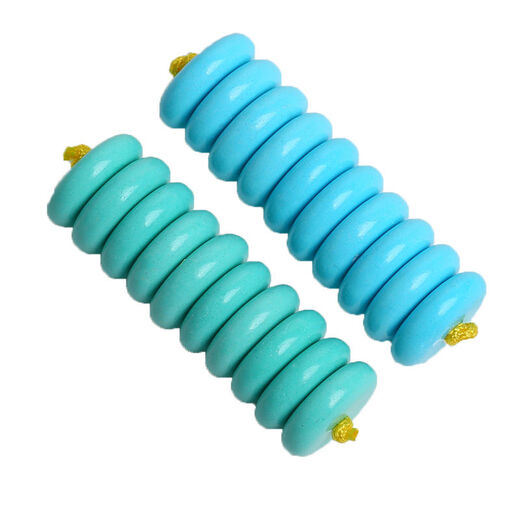 Turquoise spacers, natural turquoise spacers, pearl ore spacers, accessories, Vajra bracelets, Bodhi accessories, high porcelain blue 6MM spacers, 4 pieces/set