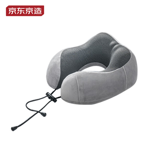 Made in Tokyo Swiss Roll Swiss Roll Travel Pillow Memory Foam Aircraft Office Cervical U-shaped Pillow Nap Pillow Gray