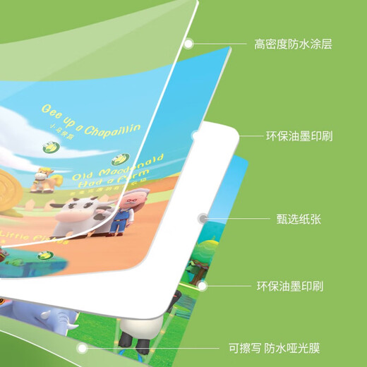 【6.1六一儿童节礼物书】会说话的早教有声书英语启蒙发声书 金宝点读发声书磨耳朵经典英文儿歌100首早教书绘本 0-1-2-3-6岁幼儿早教宝宝手指点读绘本我会唱英文儿歌早教机 英文儿歌+认知小百科（
