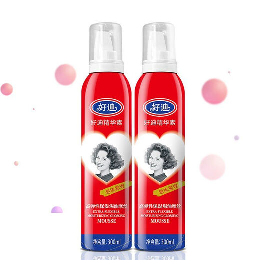 Hoddy -Set Mousse Feuchtigkeitsfeuchtigkeitsflauschige Schaumspray -Frisuren und Frauen Pony Set Feuchtigkeitsorisierende Schüler Hochelastische Feuchtigkeitsmousse (rot) 300 ml