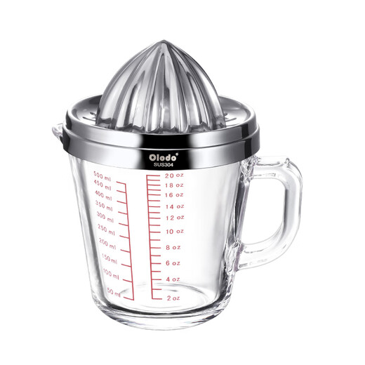 Olodo orange juicer manual juicer cup 304 stainless steel orange juicer juice measuring cup small lemon press orange juicer