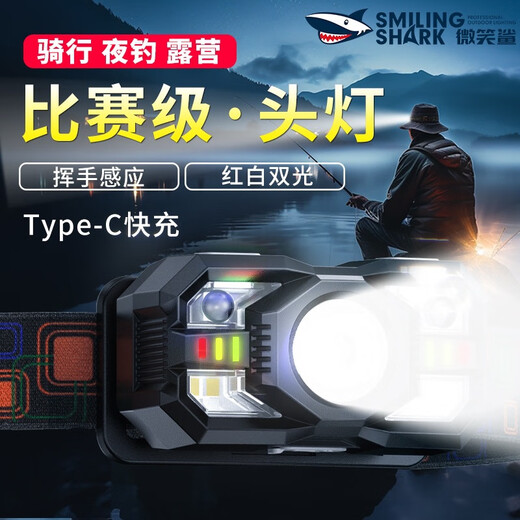 
Imported headlights Japan original strong yellow light 6 lithium battery super bright big headlights Japan 16-core headlights self-waterproof 9900W [with induction upgrade top version] standby 3
