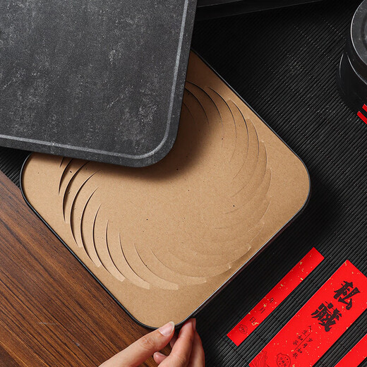 Beautifully made retro tea cake packaging box iron box 357g Pu'er tea gift box empty box universal tea cake sealed storage storage box collector's edition single cake square box + sticker 357g 1 piece