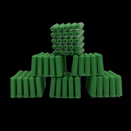 Plastic expansion tube 6mm expansion plug 8 expansion plug M6M screw wall plug nail Peng expansion tube glue 6mm five boxes 2500 capsules