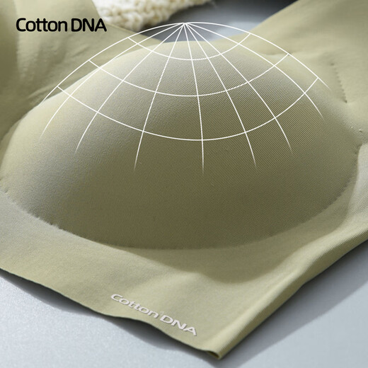 Cottondna underwear female 2 pieces of chest, chest -free underwear, no steel ring, gathered and pair of breasts, soft support bra