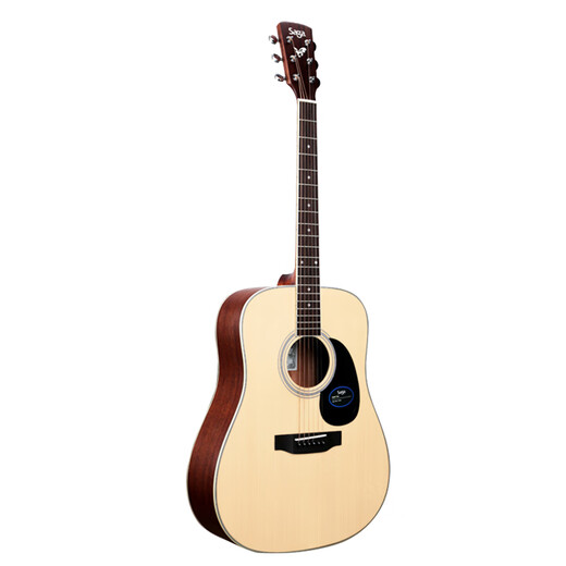 Saga (Saga) SF700 Anfänger und Anfänger Saga700 Furnier -Folk -Gitarre für Männer und Frauen SF700 41 Zoll Holzfarbe 丨 Original -Soundmodell