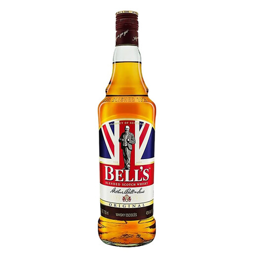 Golden Bell (Bell's) Golden Bell's derritiendo el whisky escocés flejado whisky importado Diageo Dog blanco y blanco Golden Bell's Flejing Whisky 700ml 1 Bottle