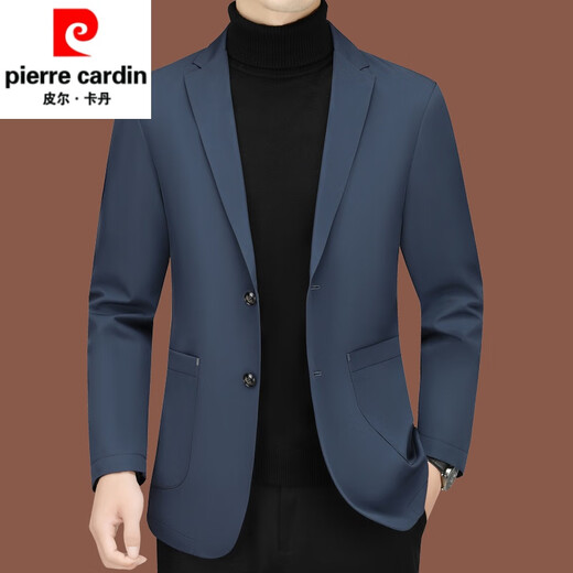 Pier Cardin Casual Suit Men 2025 Nouveau costume pour hommes Single d'âge moyen printemps et manteau d'automne Slim Dad Top 大类 ZJ9889 190 / 3XL