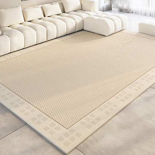 Tapis Stanmetz [Texture épaisse mise à niveau] Luxury Luxury High-Deaire Style crémeux SOFFICATION LAVABLE GRATUIT