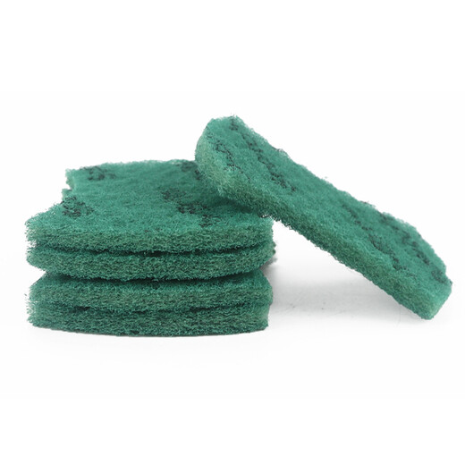 3M Scotch kitchen scouring pad, hotel catering industry dishwashing cloth, pot cleaning cloth, household cleaning rag 6105 small size * 1 pack (iron pot and dish)