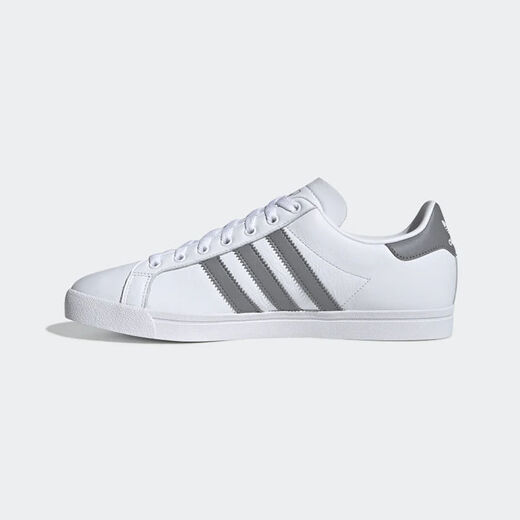 
Adidas Clover Casual Shoes for Men and Women Official Website COAST STAR Low Top Retro Sports Shoes EE6196 White Gray 36.5
