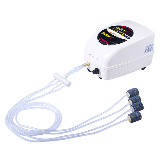 Saier Liba Oxygen Pump Aerator AC and DC dual-use fish charging oxygen pump outdoor fishing power outage oxygen 88X color screen model + 12 holes for air outlet - 400Jin Jin is equal to 0.5 kg fish