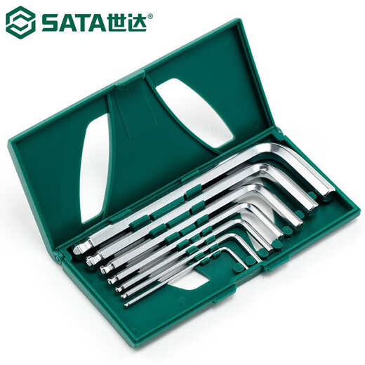 SATA 09125 Hexagonal Wrench Set 1.5-6mm Hexagonal Screwdriver 7-piece Hexagonal Wrench Set