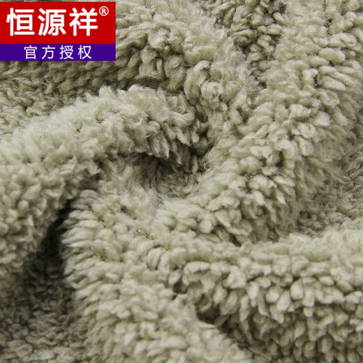 Hengyuanxiang brand high-end men's clothing winter fleece jacket men's polar fleece vest plus velvet thick high collar outdoor loose vest middle-aged dad vest dark gray 2XL