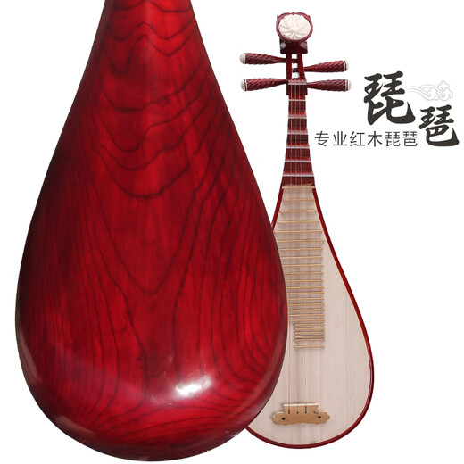 Folk music pipa musical instrument for adults and children beginners entry-level pipa professional teaching pipa mahogany rosewood pipa musical instrument adult rosewood axis performance level