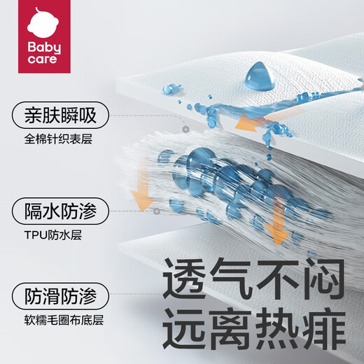 
bc babycare cotton urine separator pad baby antibacterial breathable and non-sufficiency quick-drying aunt pad care pad menstrual mattress mattress rison rocket bear (anti-bacterial breathable) 70x110cm