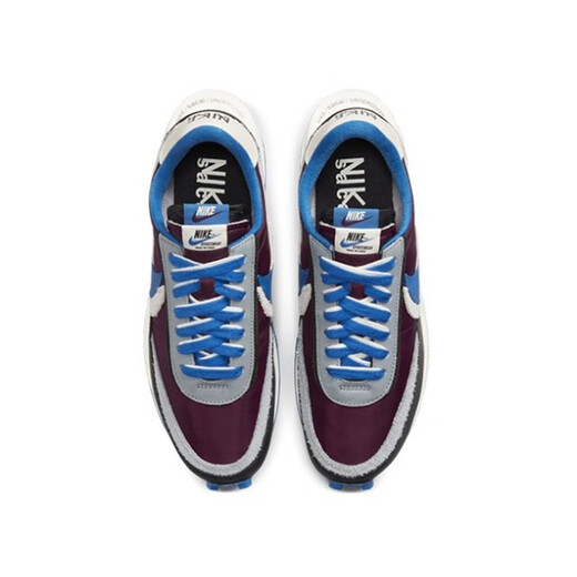 Nike (Nike) Frauenschuhe Sacai X Vaporwaffle Drei-Parteien-Joint-Dekonstruktion von Männern und Frauensport- und Freizeitsportschuhen DJ4877-600 Schwarzes Grau und Blau 41