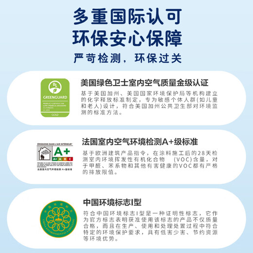 多乐士（Dulux）致悦抗甲醛高效抗菌净味五合一乳胶漆白色内墙漆油漆涂料 A753 5L单桶 白漆 不可调色