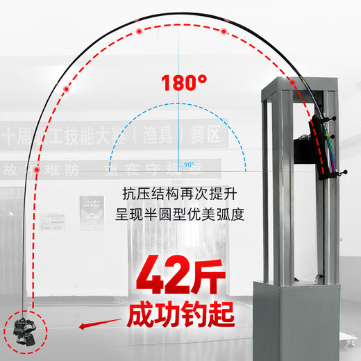 Leader hunting green x green sturgeon violent giant rod big fishing rod platform fishing rod super hard 12H big rod 5200X7.2 meters