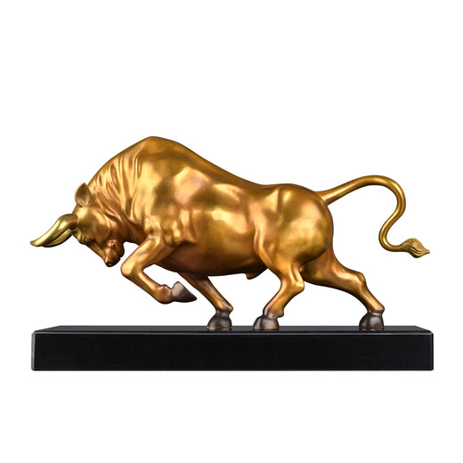 Calendrier ober calendrier de cuivre ornements de vache de cuivre ruzi niu ouvrir un cadeau de ménages de créneaux de ménage personnalisés ouvrant les ornements de salon vache zodiaque small 20 * 10 * 13cm