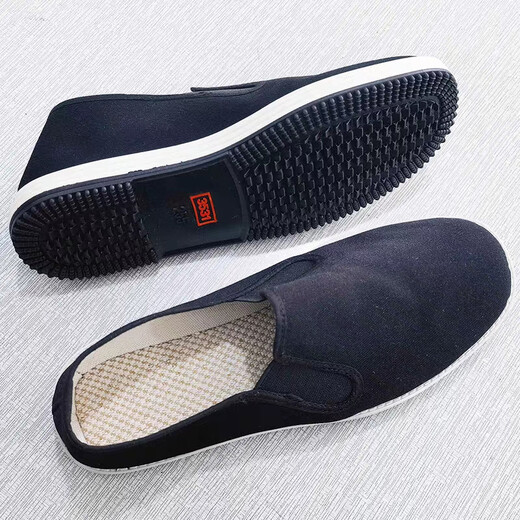 
3531 black cloth shoes old Beijing cloth shoes men's spring and summer anti-slip anti-odor breathable casual work labor insurance policy cloth shoes women black size 41