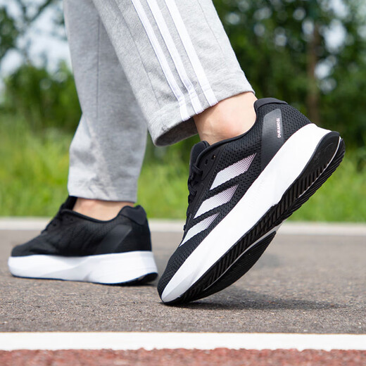 Adidas Männerschuhe 2025 Sommer Neues Freizeitsportschuhe Leicht und komfortable Outdoor-Jogging-Schock-absorbierende atmungsaktive Laufschuhe ID9849/Neue Launchpolsterung Running Shoes 40