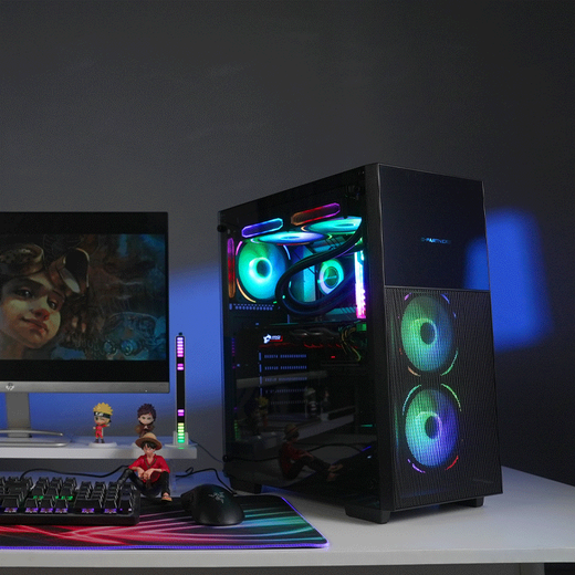 Gigabyte AMD Ryzen R5 5600/9600X/5700X/RX7650GRE/RTX5060/Ti host desktop e-sports game desktop DIY office design assembly computer configuration seven R7 9700X丨RTX5060 8G computer host