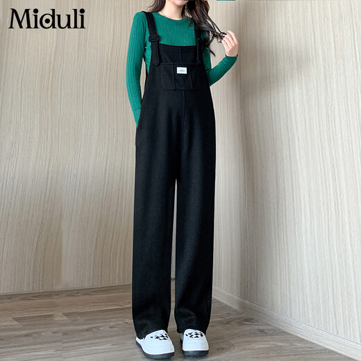 Miduli Mutterschaft Overalls für Herbst- und Winterbekleidung Mutterschaftshose für große Freizeithosen mit breitem Bein neuer Produkthosen Herbst Kleidung Khaki XL