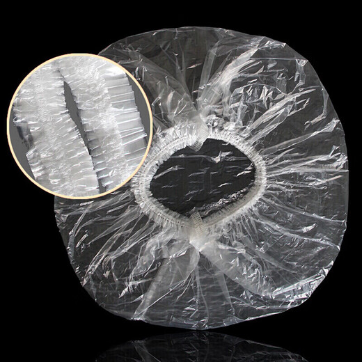 Morning Color Disposable Shower Cap 100pcs Thick Waterproof Shower Cap Head Cover Hair Care Cap