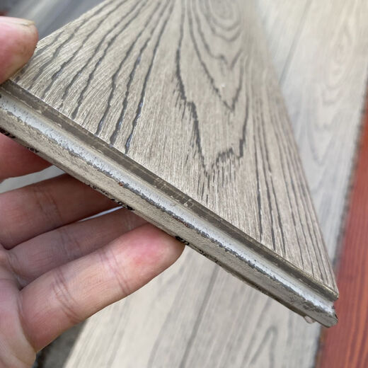 XMSJ pure solid wood log floor longan round bean treatment whole wood household bedroom environmentally friendly straight hair solid wood embossed 9202 1 square meter before shooting contact customer service