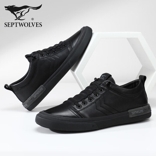 Sept Wolves Chaussures masculines Nouvelles chaussures en cuir véritable
