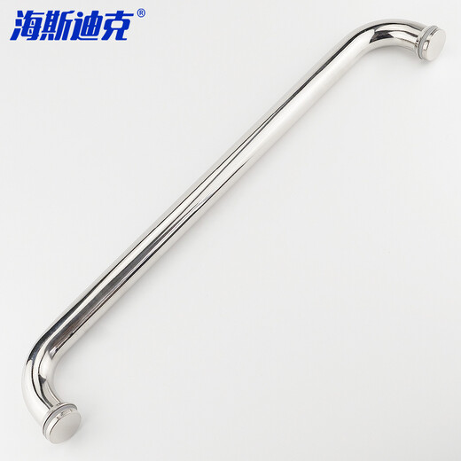 Hasdick Beijing warehouse delivery stainless steel bathroom glass door handle shower room bathroom door handle HKsq-60 304 bright extra thick 25*440mm (single)