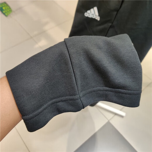 Pantalon adidas (adidas) pantalon pour hommes printemps et automne pantalon décontracté tricoté pantalon droit en vrac gk9273 gk9273 Black Inner doublure xl