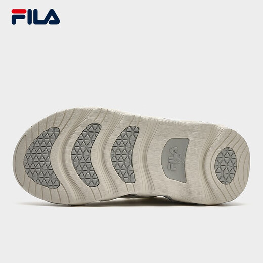 FILA Croissant Shoes Sneakers Women's Casual Shoes Dad Shoes Thick Sole Shoes Tofu White/Oatmeal Color-TO 38