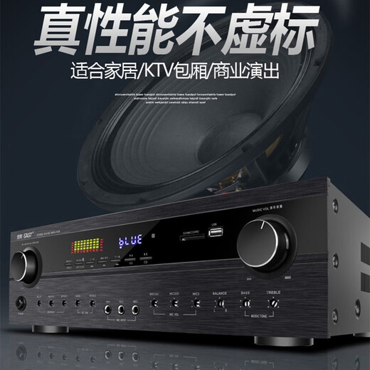 先科家庭ktv音响套装点歌机卡拉ok点唱一体机全套会议室家用家庭影院K歌全套电视客厅专业唱歌组合音箱 专业12寸10单元+功放+充电话筒+500G点歌机