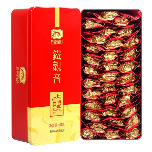 君享【2盒装】共500克2025新茶铁观音小包装清香非特级乌龙茶叶礼盒装