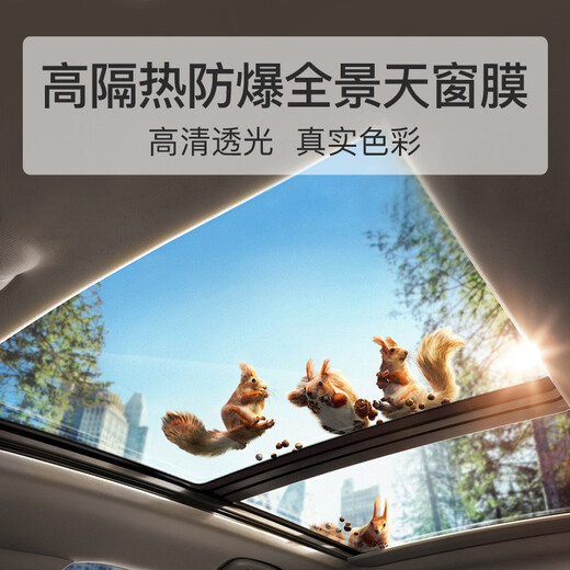 Ruidun car film, explosion-proof insulation film, sunroof film, panoramic sunroof film, car sunroof film, panoramic sunroof glass, RD70 panoramic sunroof, privacy sunroof, construction included