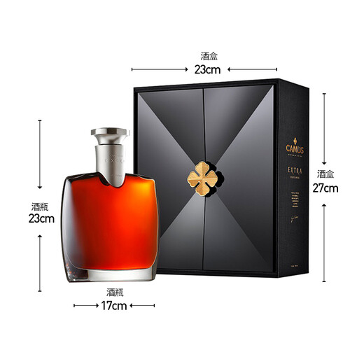 Camus (Camus) Baotou Envío Golden Flower Camur Classic Special Oxygen Limited Box Box Edition 700ml French Cognac 700ml 1 Botella