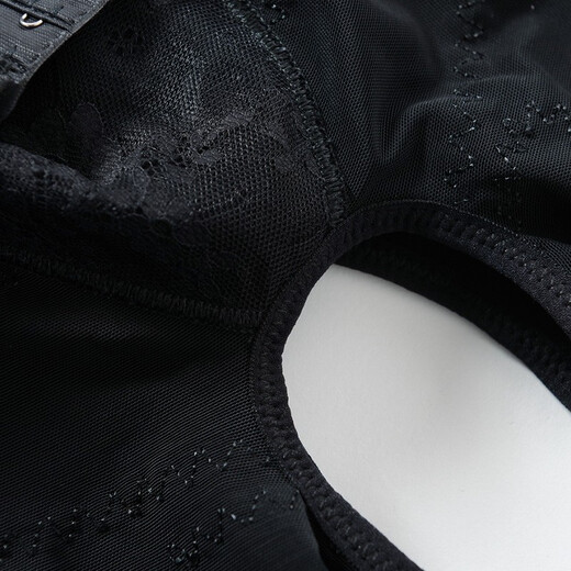 Bingchang montre des vêtements de mise en forme du corps, la taille, le ventre et la hanche en une seule pièce de la taille, des sous-vêtements, un style de coin plat: Black XL [recommandé 110-125 Jin [Jin est égal à 0,5 kg]] pour prendre un gros coup de feu