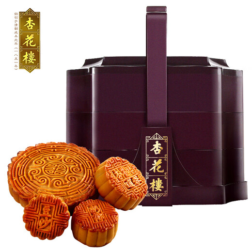 Xinghualou Mooncake Gift Box Pastry Cantonés Regalo de mediados de otoño Shanghai Group Specialty Group compra Color Cargo Casionado 1480G